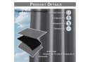 Lapamax Outdoorvorhang Grau 100% Verdunkelnd Wasserdicht Bild 4