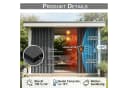 Lapamax Outdoorvorhang Grau 100% Verdunkelnd Wasserdicht Bild 5