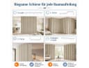Sunicol Vorhang Raumteiler 100% Verdunkelung mit Schiene Bild 5
