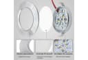 Rosnek LED Einbaustrahler 12V 3W Vollaluminium superflach Bild 5