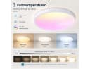 Rosnek LED Deckenleuchte RGB dimmbar mit Fernbedienung Bild 4
