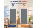 LMaxhome Thermovorhang Grau Magnetisch Ohne Bohren Bild 5