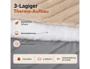 LMaxhome Verdunkelungsvorhang Beige 3-lagig 600g/m² 100% blickdicht Bild 1