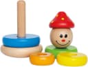 Hape Stapelspielzeug E0400 Clown - Bunt Motorikspiel aus Holz Bild 1