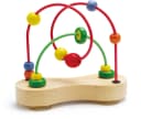 Hape Motorikschleife Double Bubble Bunt Holz Metall Bild 2