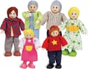 Hape Puppenfamilie Set Bunt Baumwolle Holz Bild 1