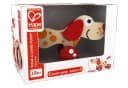 Hape Nachziehtier Hündchen Puppy Beige/Rot Holz Bild 1