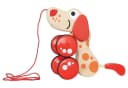 Hape Nachziehtier Hündchen Puppy Beige/Rot Holz Bild 4