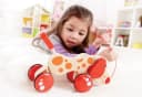 Hape Nachziehtier Hündchen Puppy Beige/Rot Holz Bild 5