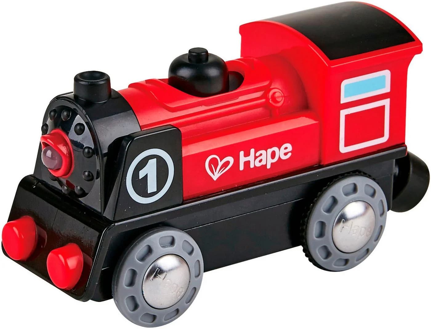 Hape Spielzeugeisenbahn-Lokomotive Nr. 1 Batteriebetrieben mit Licht und Sound - Bild 2