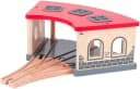 Hape Großer Lokschuppen Bunt Spielzeugeisenbahn Erweiterung Bild 2
