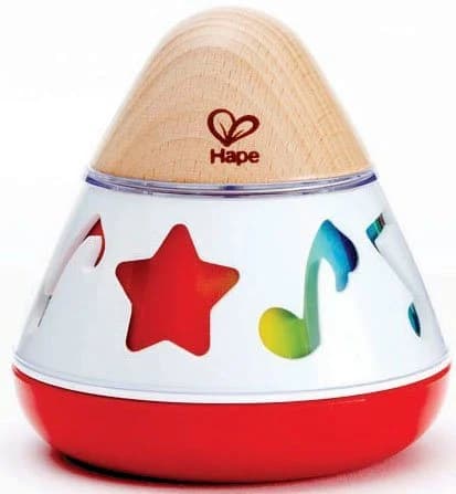 HAPE Musikkreisel Bunt Holzspielzeug für Babys - Bild 2