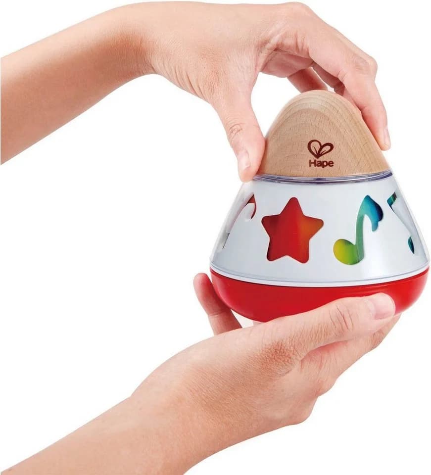 HAPE Musikkreisel Bunt Holzspielzeug für Babys - Bild 4