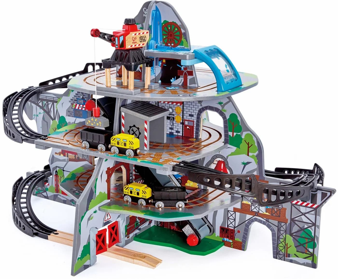Hape Spielzeug-Eisenbahn Riesige Bergmine 32-tlg. Bunt - Bild 2