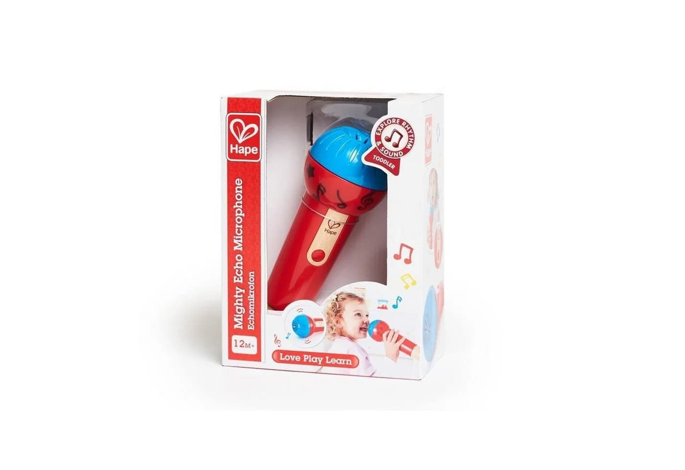 Hape Echo-Mikrofon Spielzeug für Kinder ohne Batterie - Bild 2