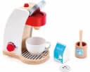 HAPE Kinder-Kaffeemaschine Meine Kaffeemaschine Holz Rot Braun Weiß Bild 2