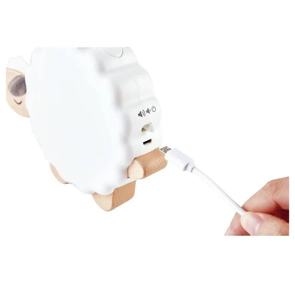Hape Nachtlicht Suse Schlafschaf Weiß mit 5 Melodien & LED - Bild 3