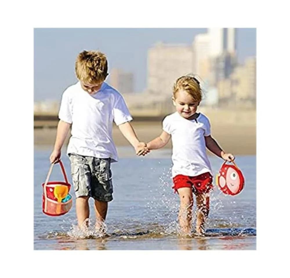 Hape Faltbares Strand-Spielset mit Tragetasche und Fisch-Sandförmchen - Bild 5
