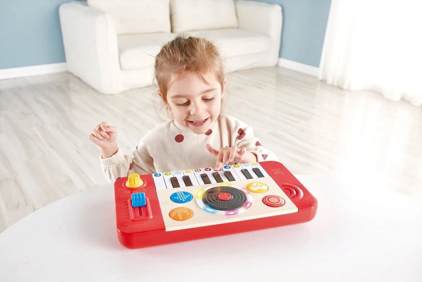 HAPE DJ-Mischpult Spielzeug-Musikinstrument Bunt mit Licht & Sound - Bild 4