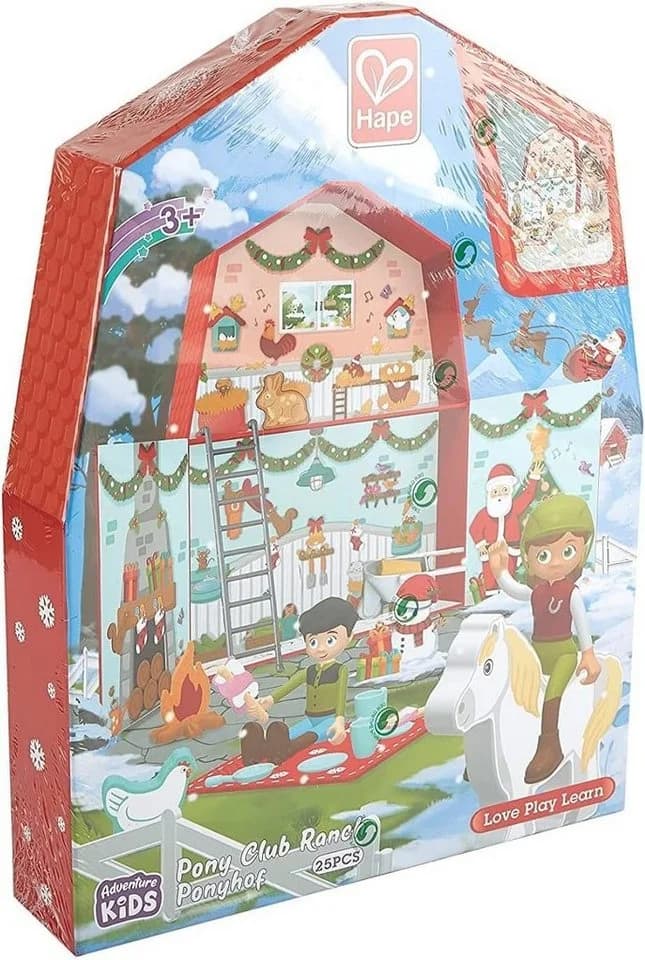 Hape Adventskalender Ponyhof Rot - Bild 2