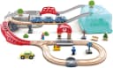 HAPE Spielzeug-Eisenbahn Stadtbahn Bunt mit Schienen und Zubehör Bild 2