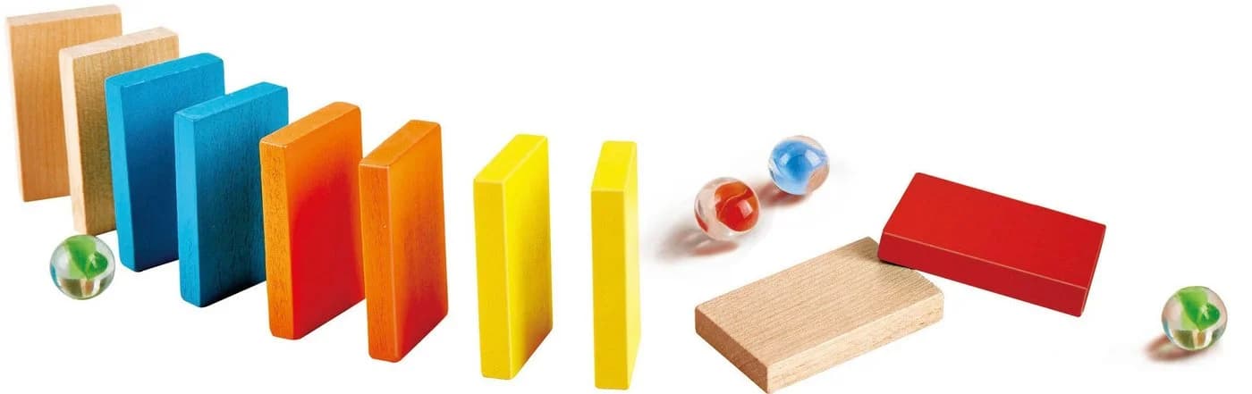 HAPE Rasante Murmelbahn mit Domino Bunt - Bild 5