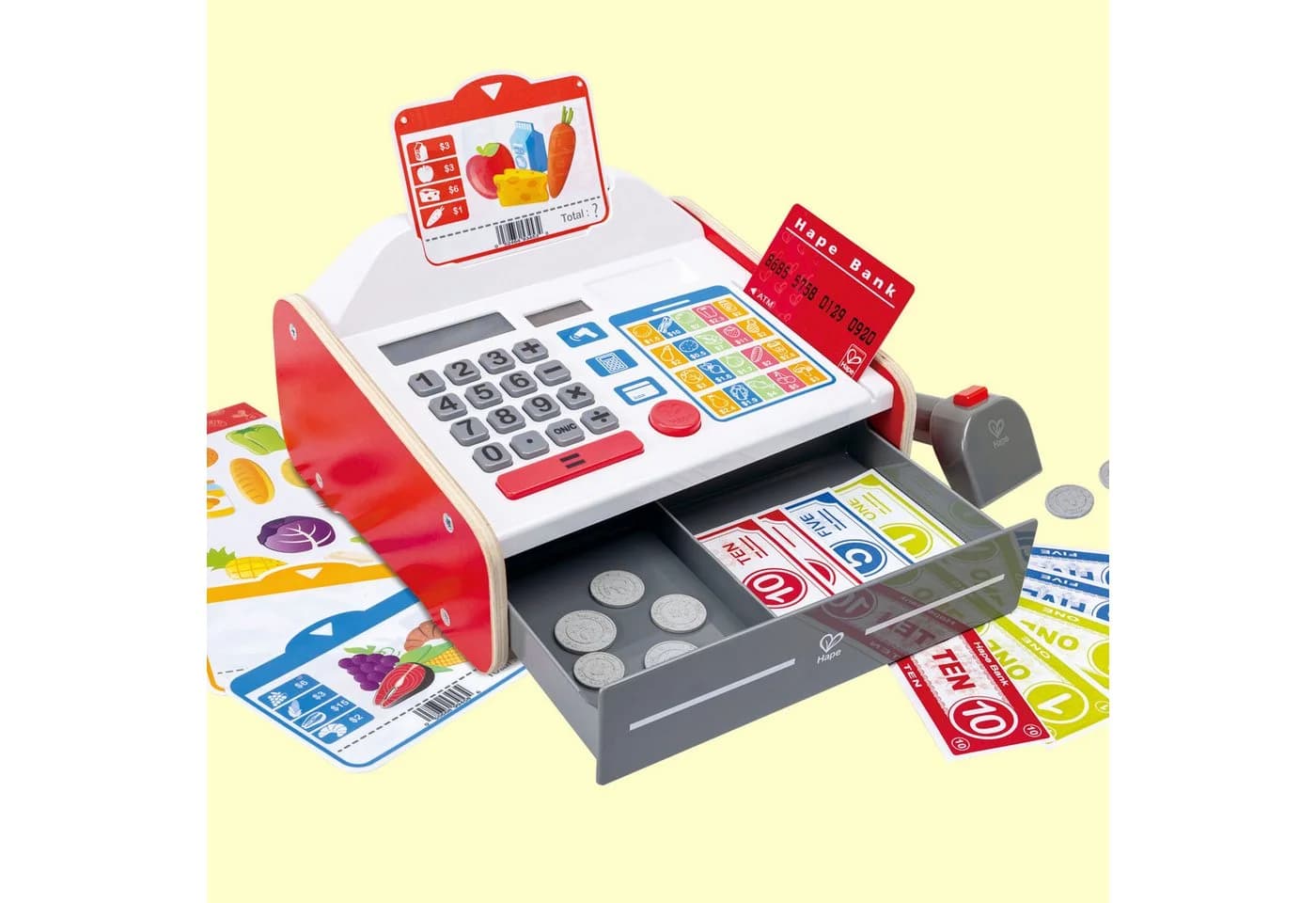 Hape Spielkasse Bunt mit Soundeffekt und Taschenrechner - Bild 4