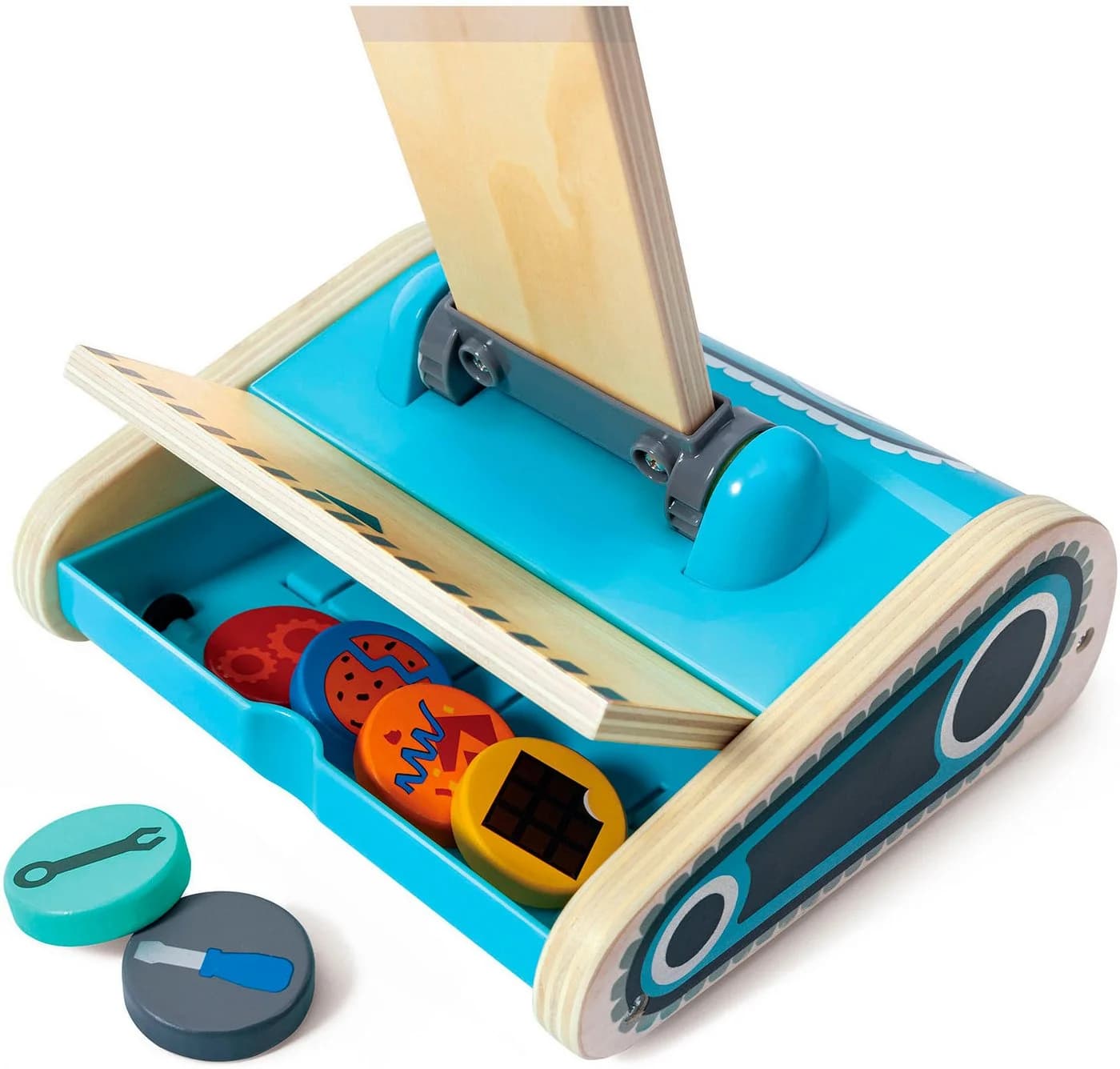 Hape Kinder-Staubsauger Bunt Roboter-Gesicht Spielzeug - Bild 4