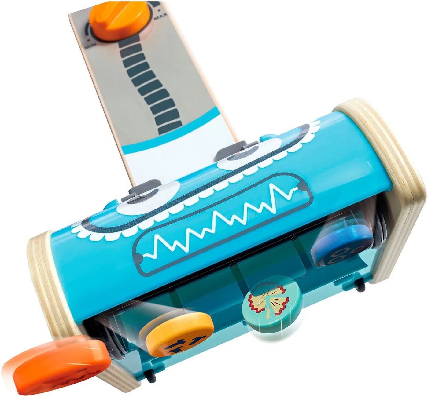 Hape Kinder-Staubsauger Bunt Roboter-Gesicht Spielzeug - Bild 5