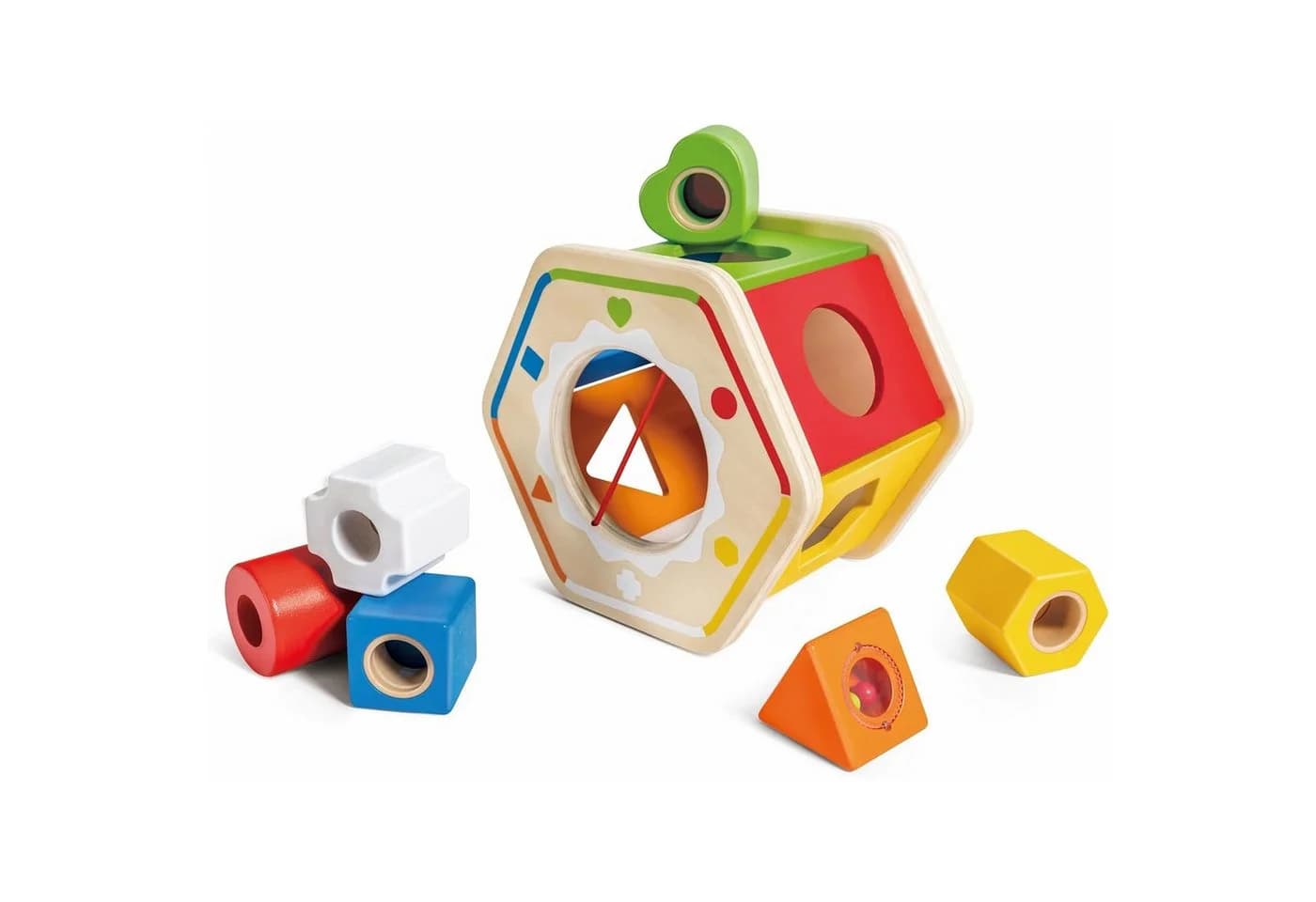 Hape Lernspielzeug E0516 Wunderbarer Formensortierer Bunt
