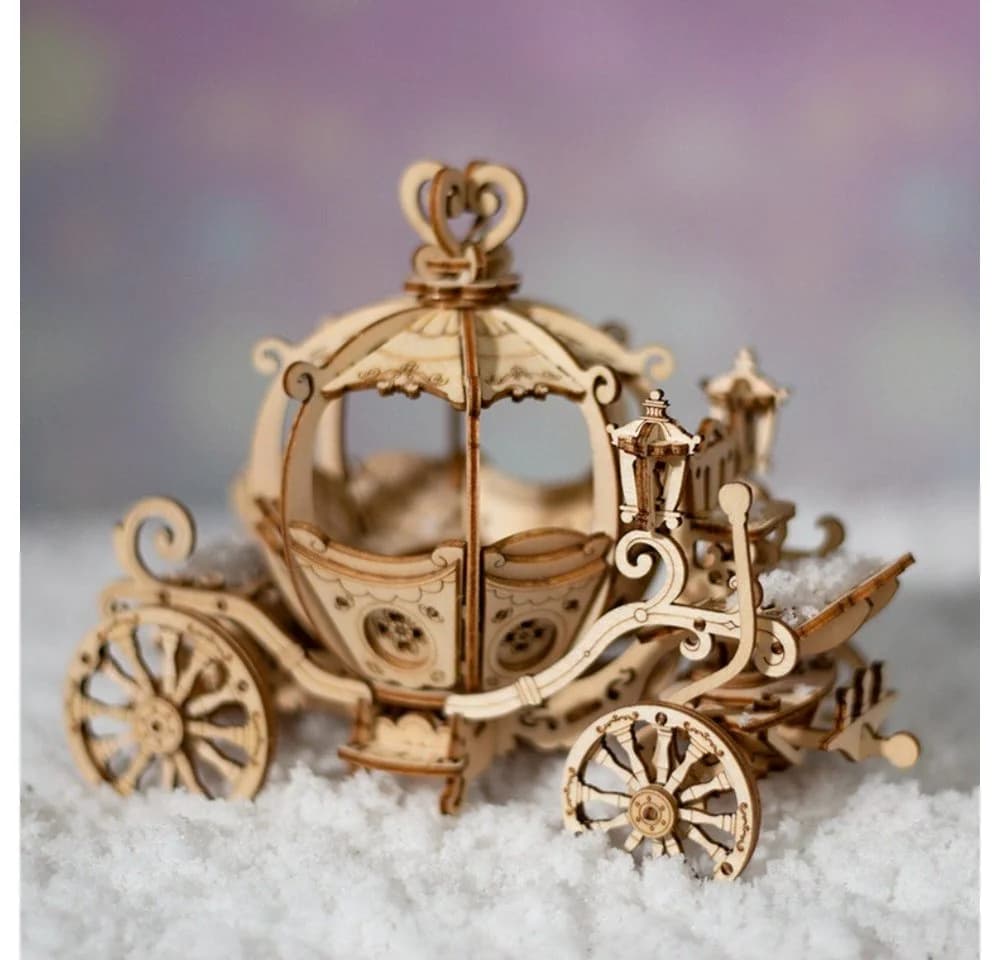 ROLIFE 3D-Puzzle Pumpkin Cart 182 Teile Holz - Bild 5