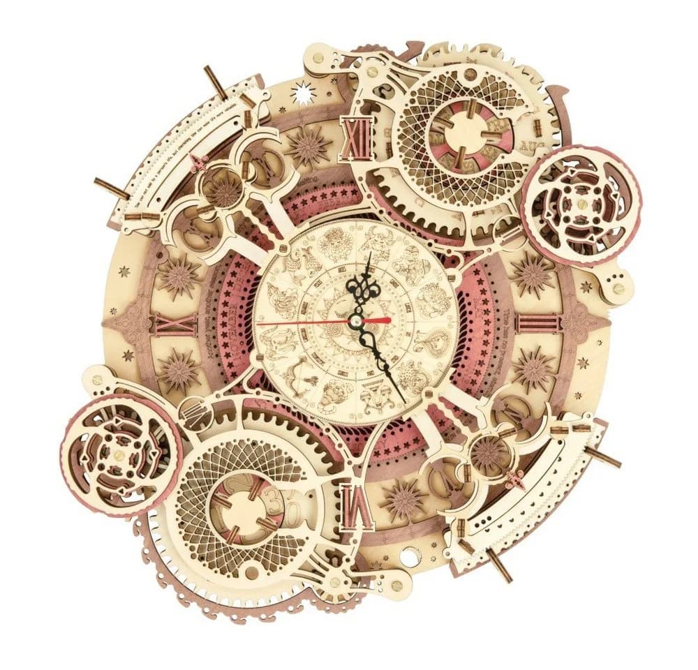 ROKR 3D-Puzzle Zodiac Wanduhr 250 Teile Holzmodell - Bild 2