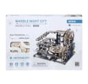 Robotime 3D-Puzzle Murmelbahn Night City 2.0 - 294 Teile Holz Bild 2