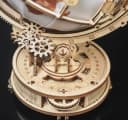 Robotime Luminous Globus 3D Holzpuzzle 180-tlg. mit Licht & Werkzeug-Kit Bild 1