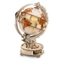 Robotime Luminous Globus 3D Holzpuzzle 180-tlg. mit Licht & Werkzeug-Kit Bild 3
