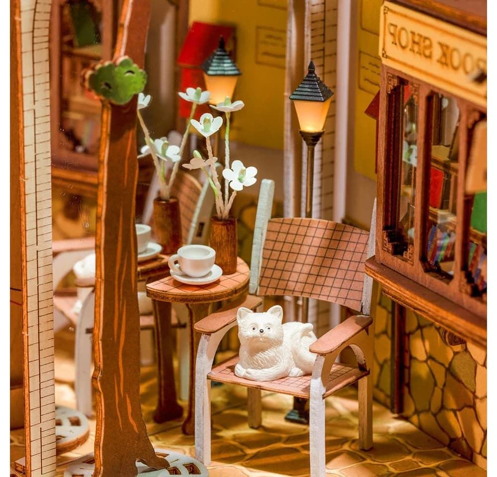 ROLIFE 3D-Holzpuzzle Sonnenscheinstadt mit LED - Bild 4