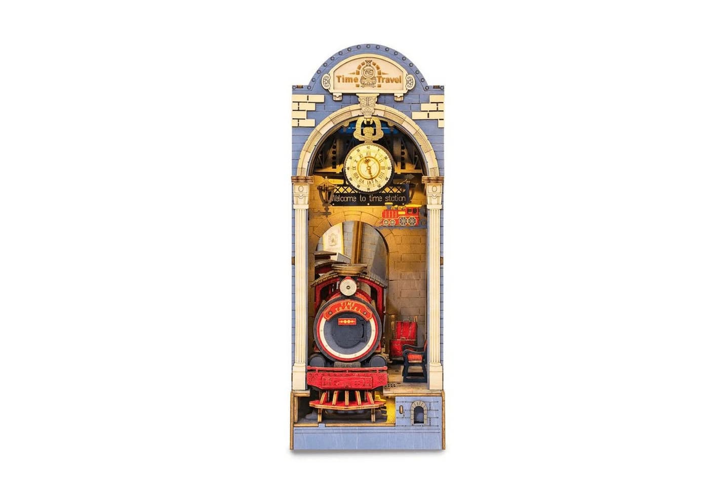 Robotime 3D-Puzzle Zeitreise Diorama Rolife Book Nook 258 Teile