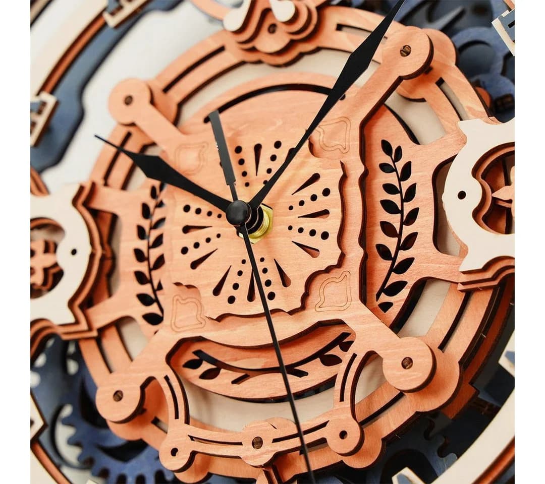 ROKR 3D-Puzzle Wanduhr "Romantic Notes" Holz 231 Teile - Bild 3