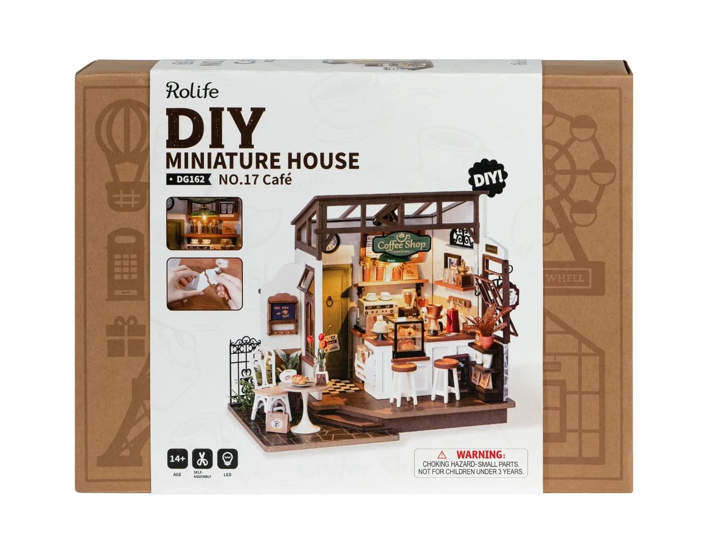 ROLIFE 3D-Puzzle DIY Coffee-Shop Café No. 17 183 Teile - Bild 2