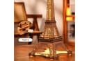 Robotime 3D-Puzzle Eiffelturm Diorama Holz mit Beleuchtung Bild 3