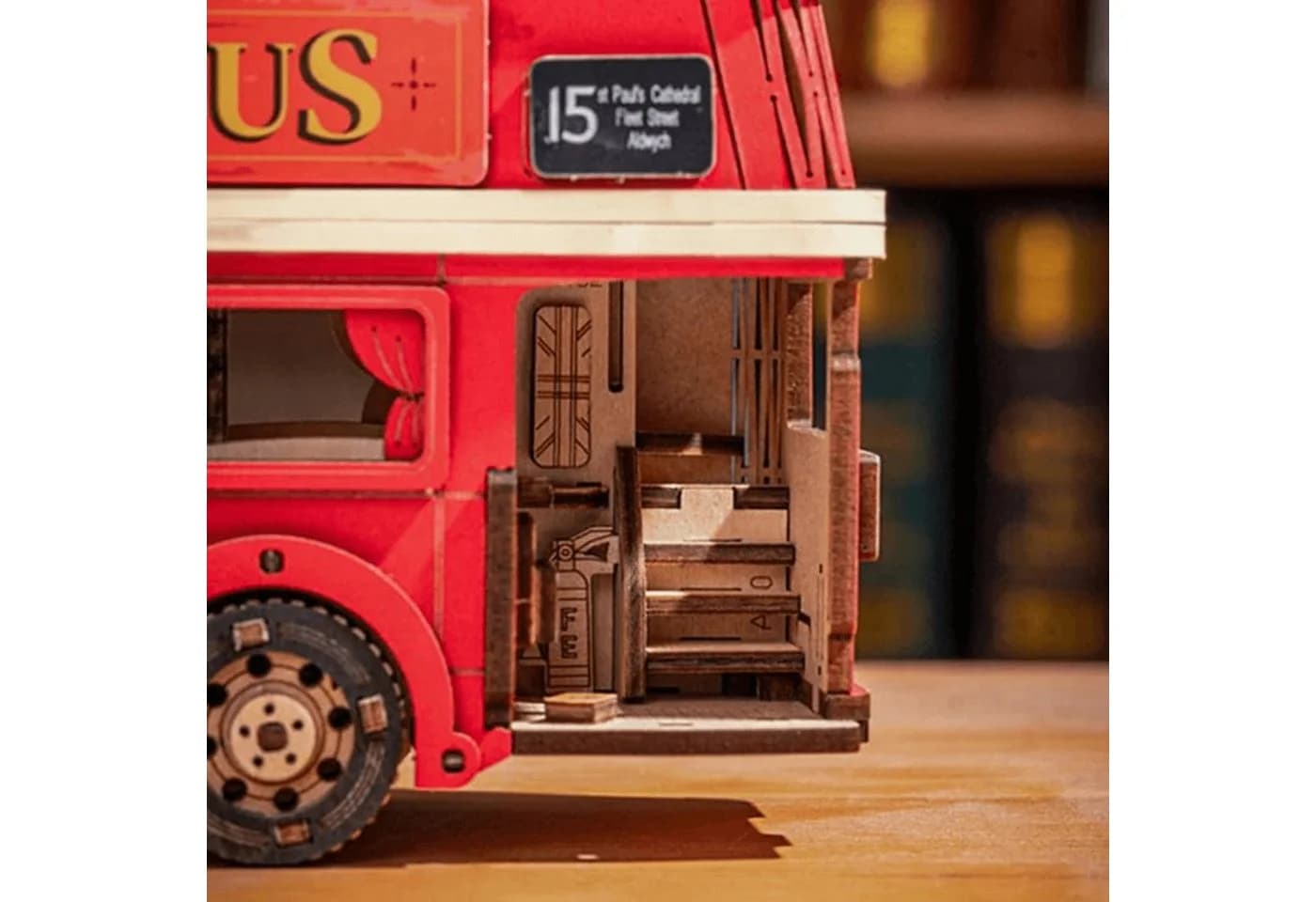 Robotime 3D-Puzzle London Tour Bus 255 Puzzleteile - Bild 4