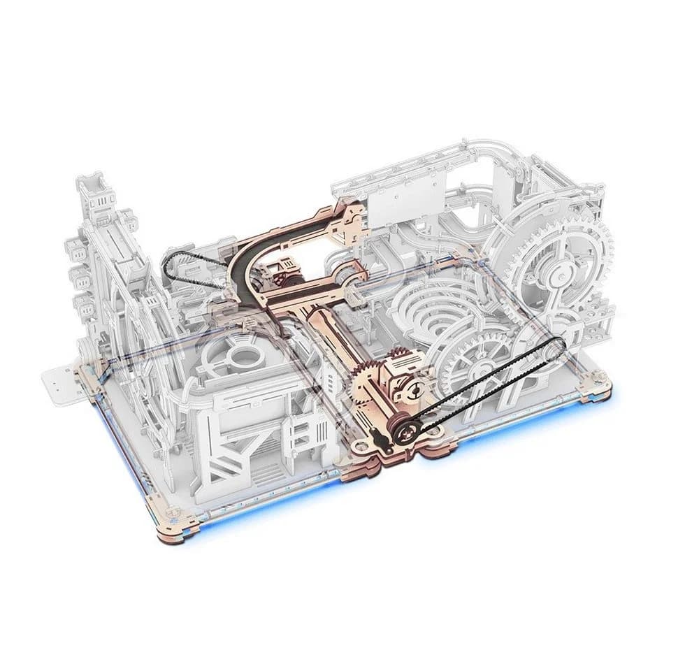 ROKR 3D-Puzzle Murmelbahn Verbindungselement Link Pack Holz - Bild 2