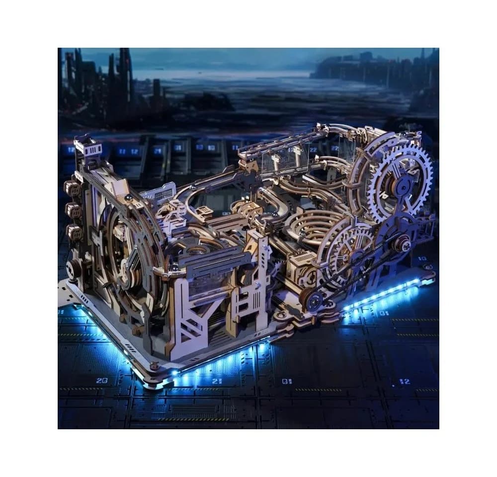 ROKR 3D-Puzzle Murmelbahn Verbindungselement Link Pack Holz - Bild 5