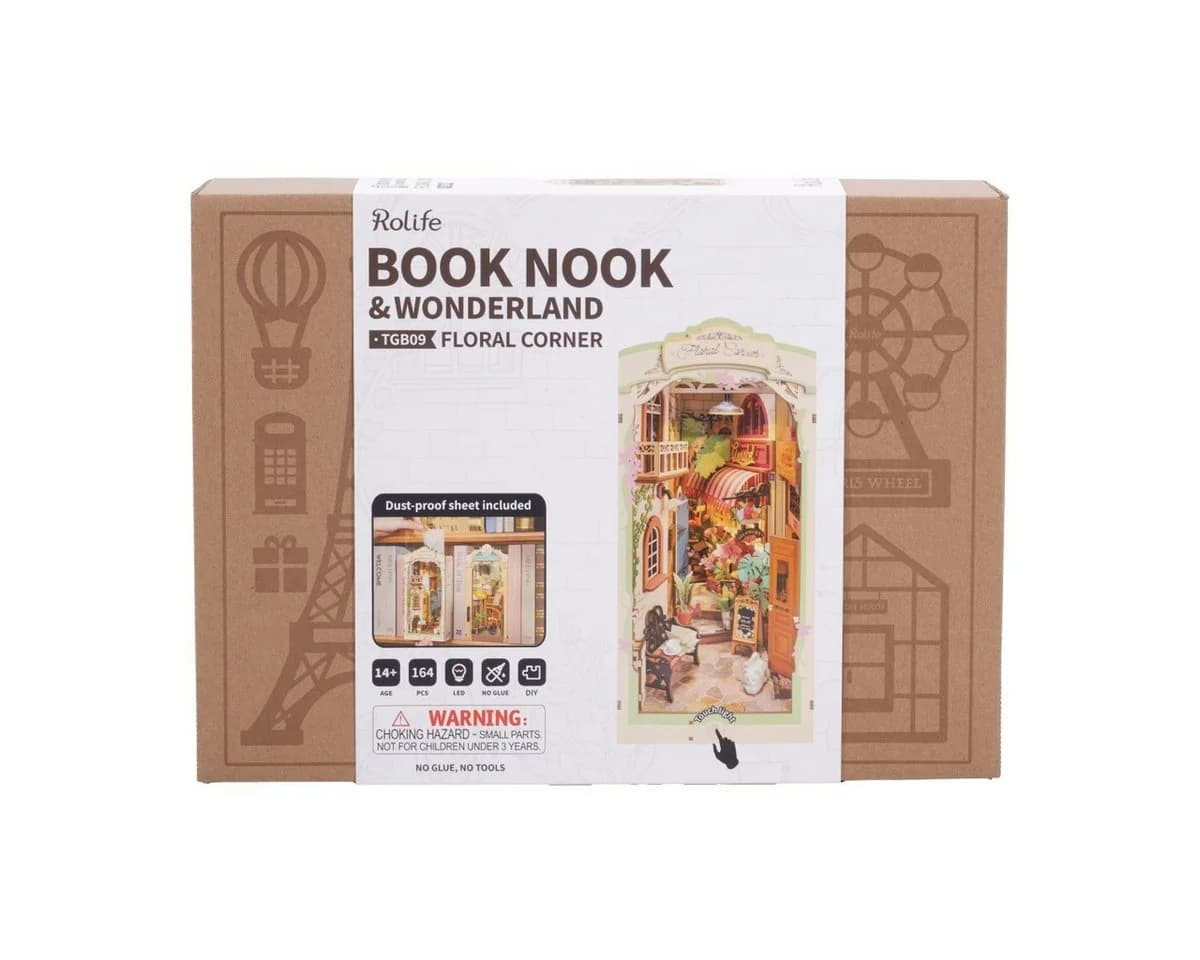 ROLIFE 3D-Puzzle Book Nook "Floral Corner"