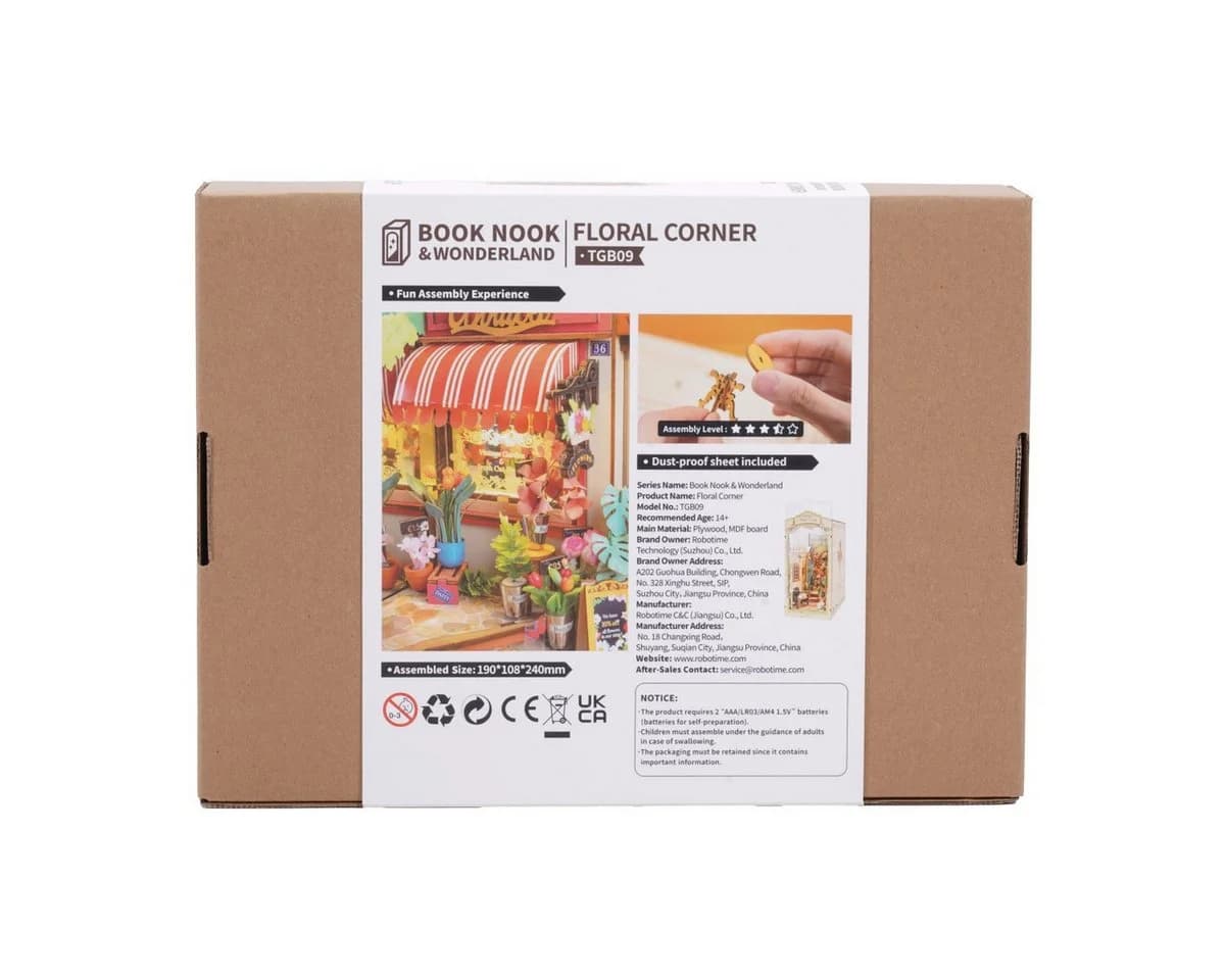 ROLIFE 3D-Puzzle Book Nook "Floral Corner" - Bild 3