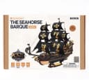 Robotime Modellbausatz The Seahorse Barque Piratenschiff Mechanisches Holzpuzzle 603-tlg Bild 5