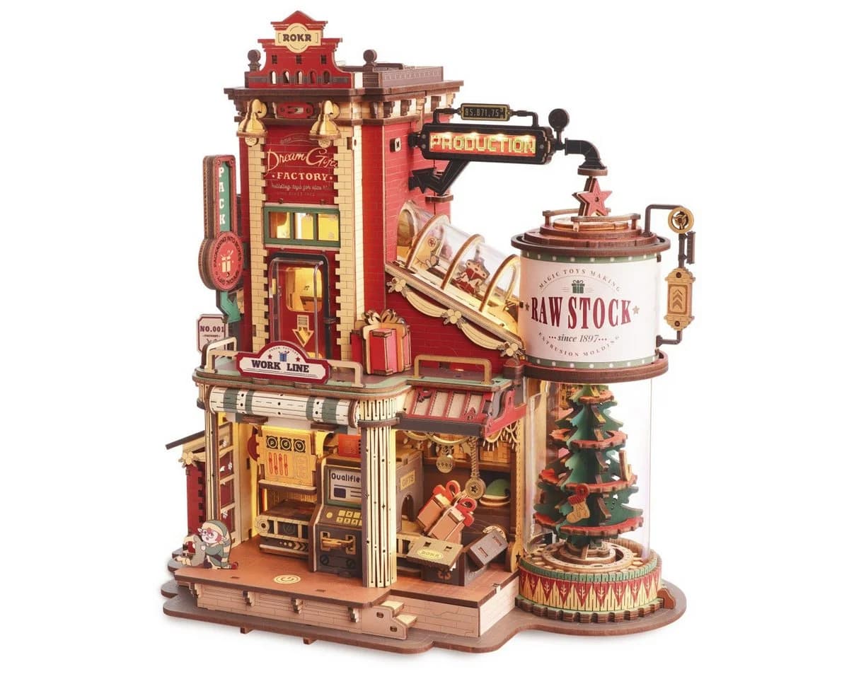 ROKR 3D-Puzzle Dream Gift Factory 449 Teile Holz Spieluhr - Bild 2