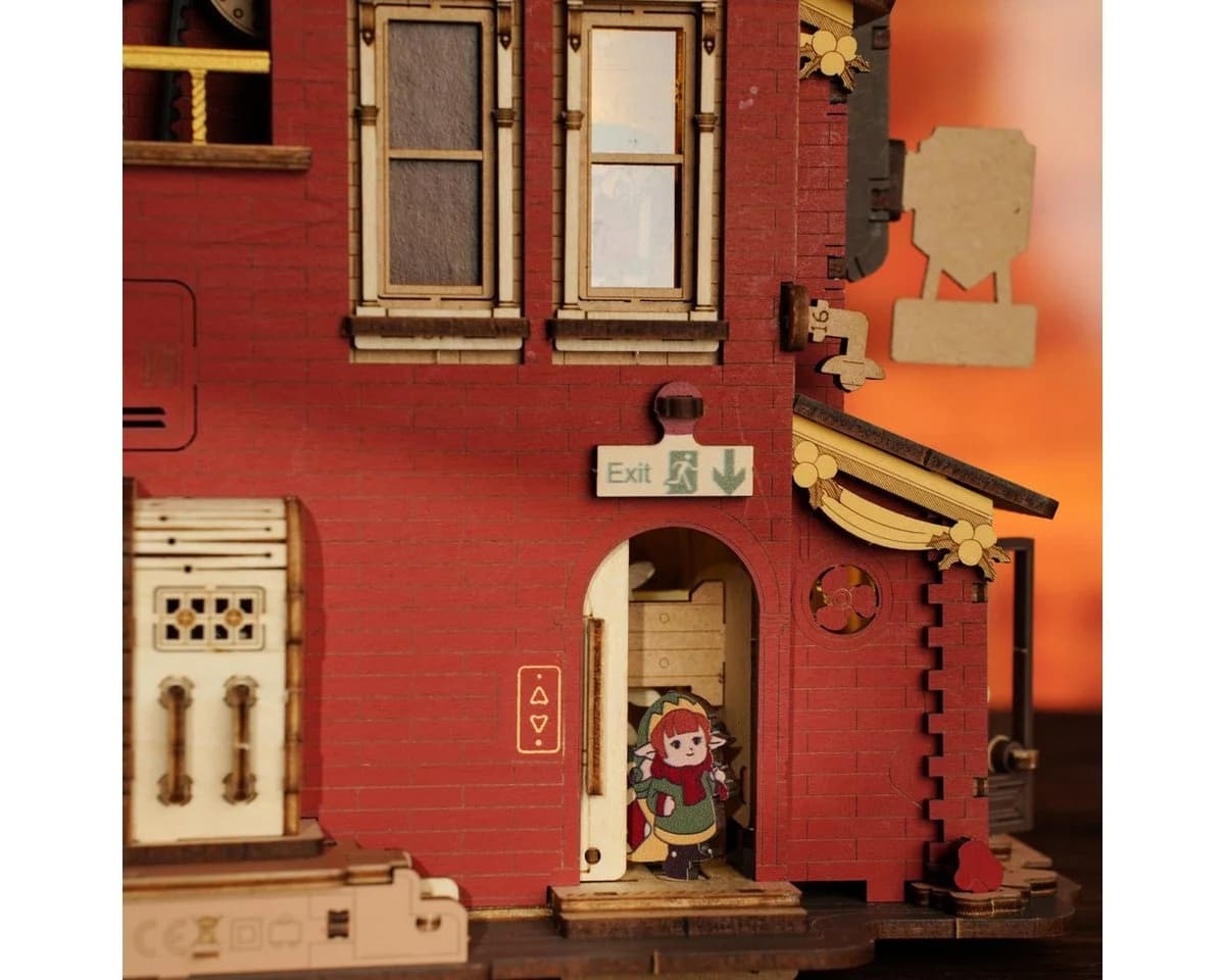 ROKR 3D-Puzzle Dream Gift Factory 449 Teile Holz Spieluhr - Bild 5