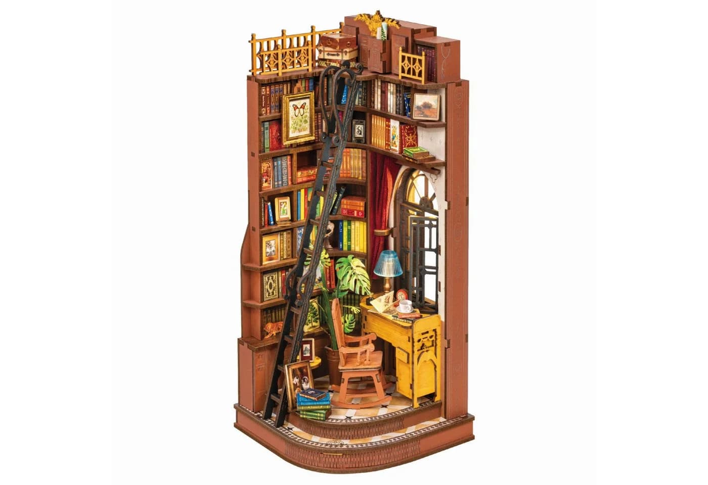ROLIFE 3D-Puzzle Book Nook "Silent Corner Study" Puzzleteile - Bild 2