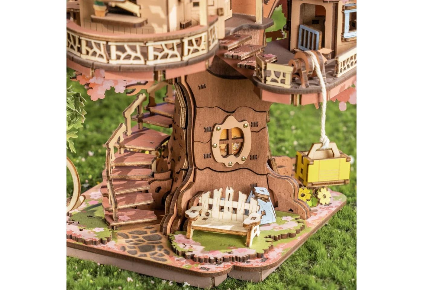 ROLIFE 3D-Puzzle Sakura Baumhaus aus Holz, 535 Teile - Bild 5